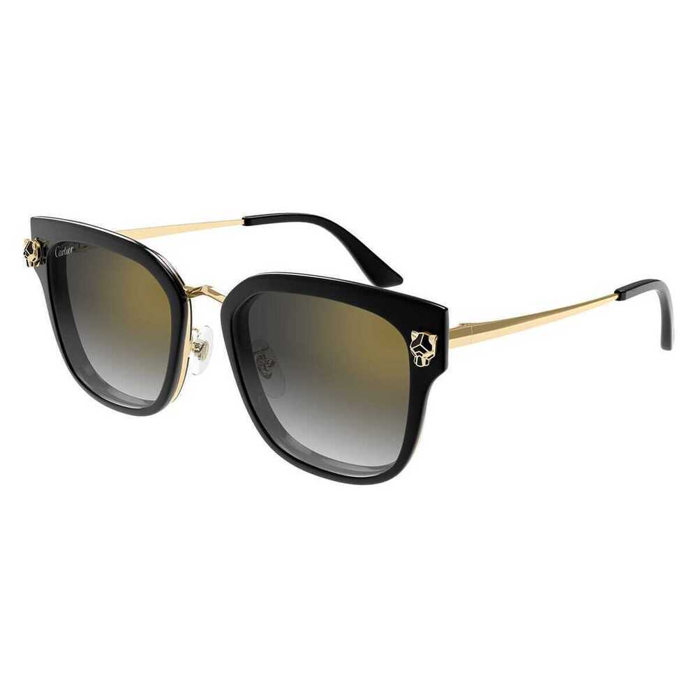 Cartier CT0509SA-001 Sunglasses Black Acetate Square